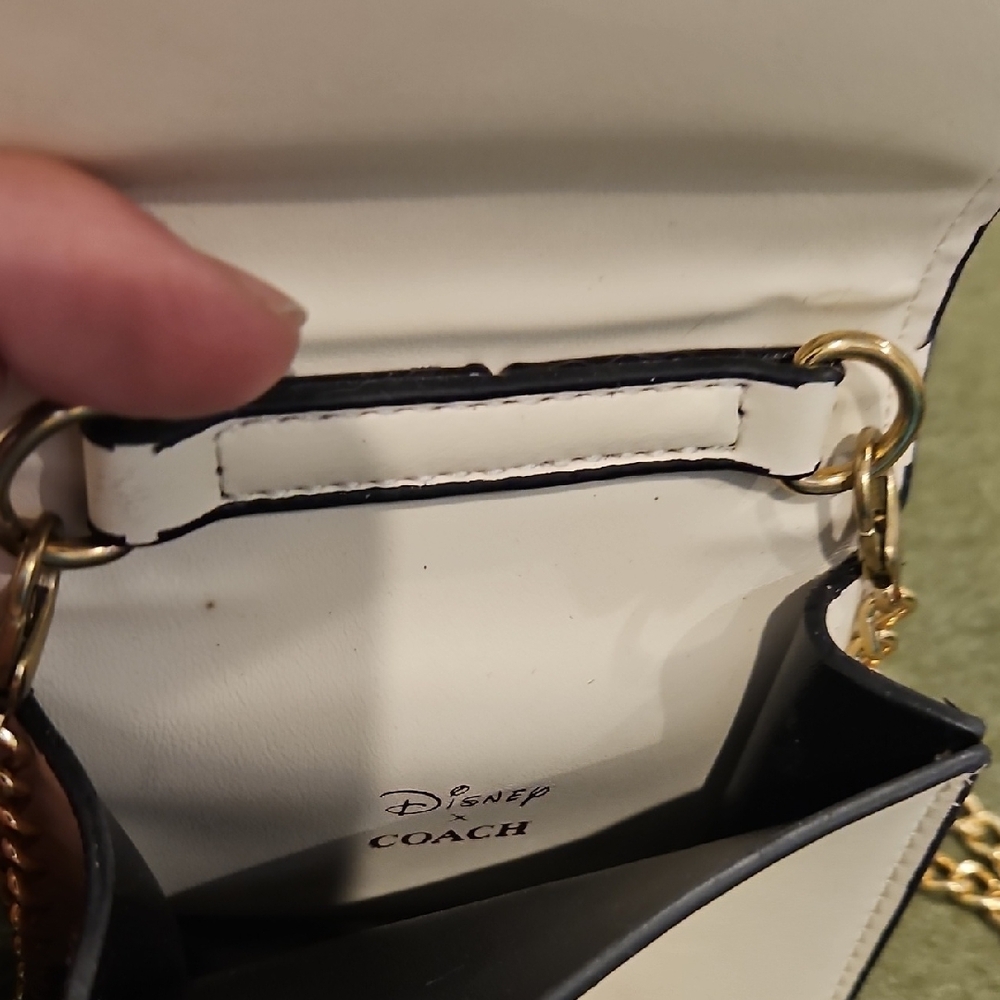 Coach Tan and Yellow Floral Mini Bag - Picture 2 of 5